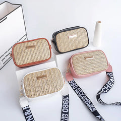 Straw Crossbody Mini Beach Bag Tote