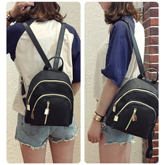 Mini Backpack Women Small Backpack PU Leather Waterproof School Backpacks For Gi