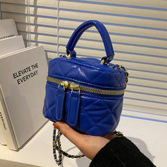 Mini Box Handbags Women Pu Leather Crossbody Bags Totes Bag Shoulder Handbag
