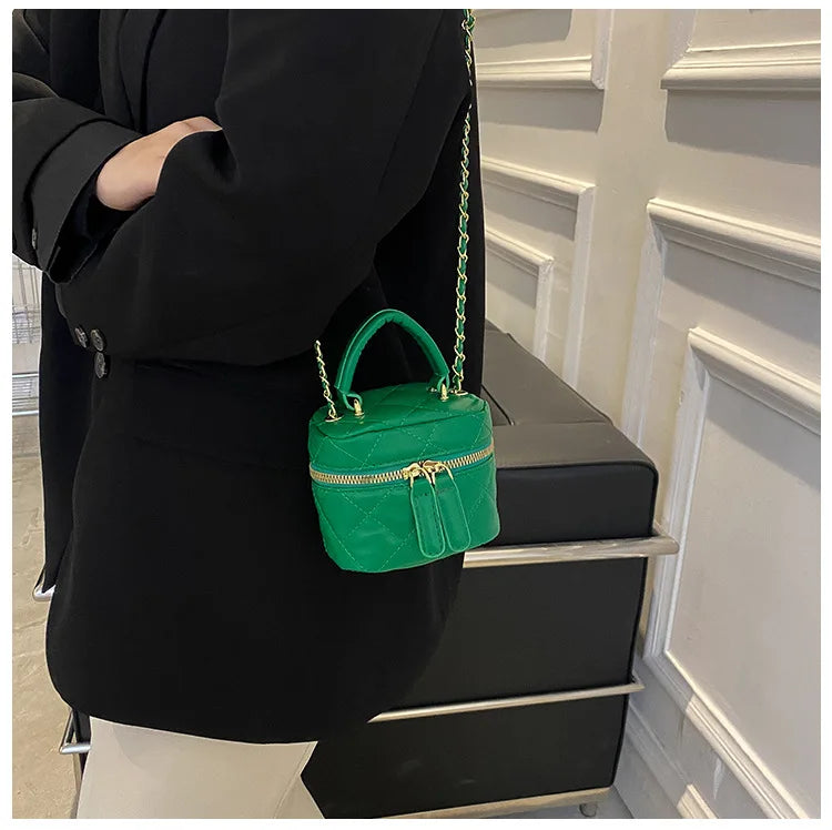 Mini Box Handbags Women Pu Leather Crossbody Bags Totes Bag Shoulder Handbag
