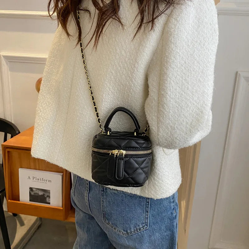 Mini Box Handbags Women Pu Leather Crossbody Bags Totes Bag Shoulder Handbag