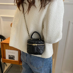 Mini Box Handbags Women Pu Leather Crossbody Bags Totes Bag Shoulder Handbag
