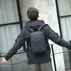 Mini Canvas Men's Backpack Rucksack School Bag Small Male Bagpack