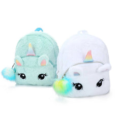 Mini Cartoon Kids Plush Backpacks Baby Toy Schoolbag Student Kindergarten
