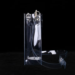 Clear PVC Crossbody Shoulder Bag with Detachable Strap