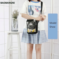 Small Clear PVC Mini Crossbody Bag Women's Shoulder Purse for Phone