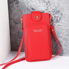 Mini Crossbody Shoulder Bags Women Touchable Cell Phone Pocket Card Purse