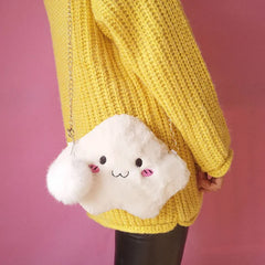 Cartoon Crossbody Bag Plush Toy Shoulder Bag for Women