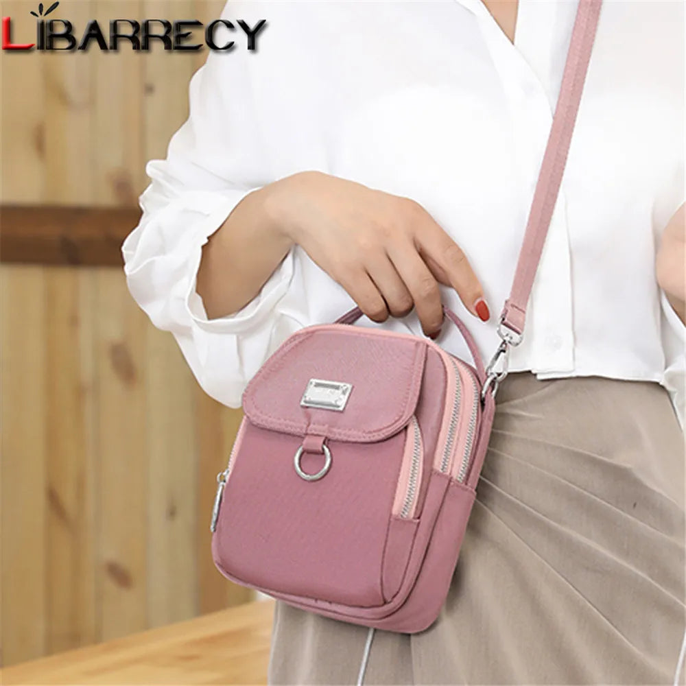 Casual High Nylon Ladies Shoulder Bag Solid Women Messenger Bags Sac Femme