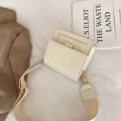 Mini Flip Square bag PU Leather Women's Handbag
