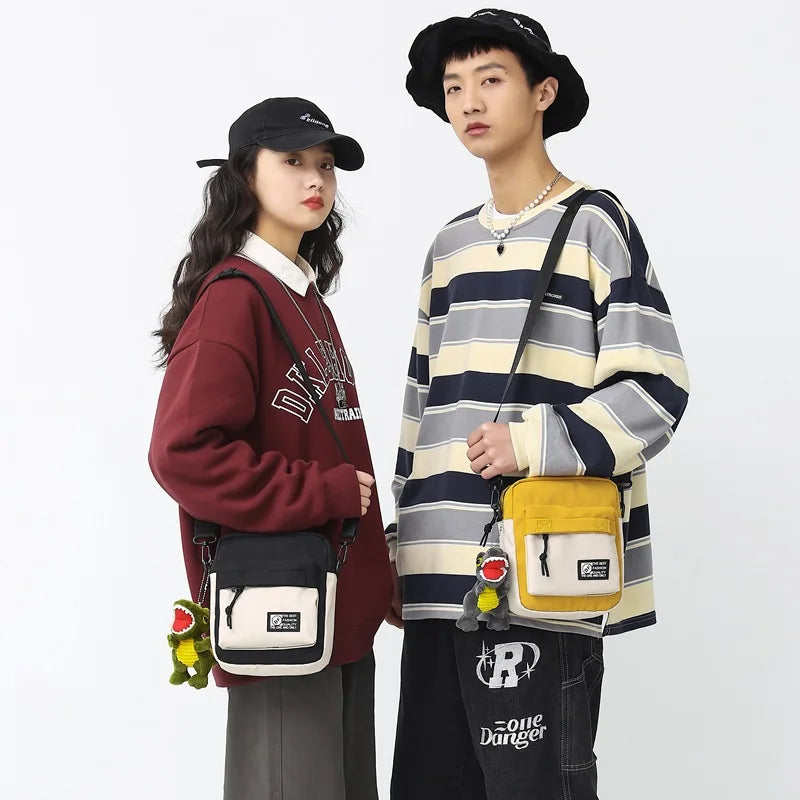 Canvas Shoulder Messenger Bags Small Female Crossbody Bag