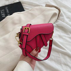 Mini Handbags Women Saddle Bag High Shoulder Bag Messenger Bags