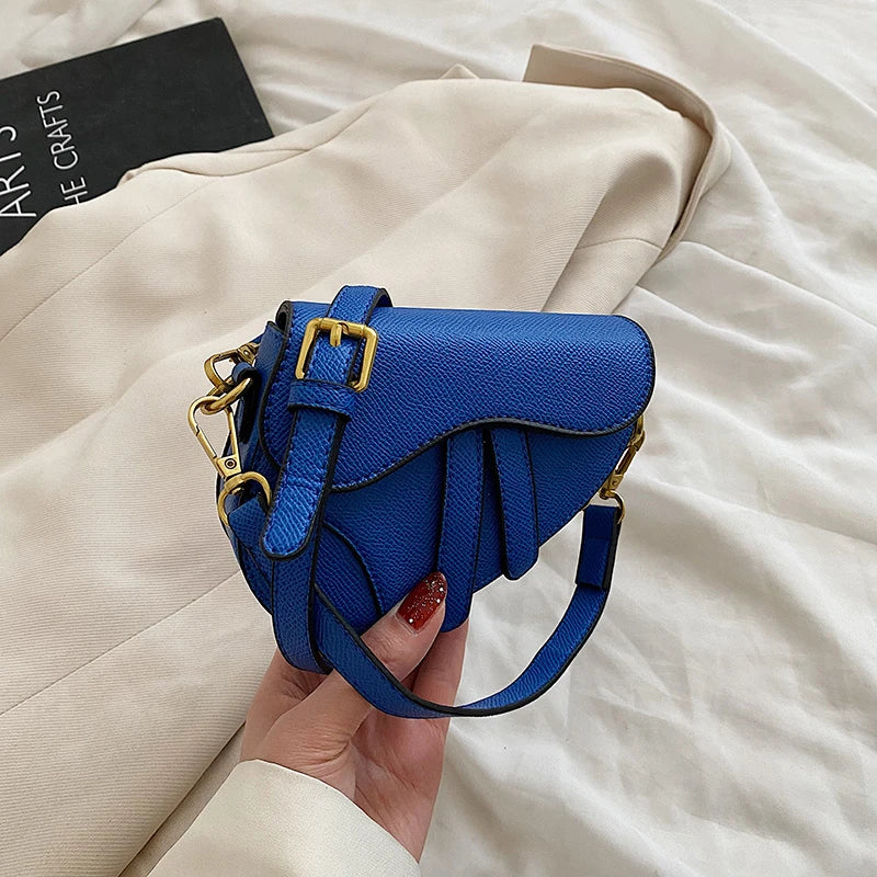 Mini Handbags Women Saddle Bag High Shoulder Bag Messenger Bags
