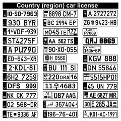 Personalized Car Plate Name Phone Number Lettering Keychain