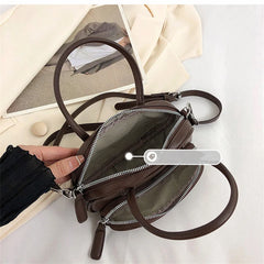 Mini Ladies Handbags PU Leather Women Shoulder Bag Portable Small Square Bag