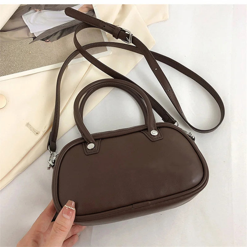 Mini Ladies Handbags PU Leather Women Shoulder Bag Portable Small Square Bag