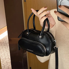 Mini Ladies Handbags PU Leather Women Shoulder Bag Portable Small Square Bag