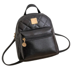 Large Capacity Waterproof PU Leather Backpack