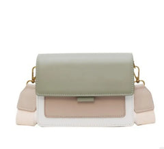 Green Mini Leather Crossbody Bag for Women Chain Shoulder Bag