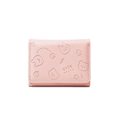 Mini Leather Women Small Wallets Short Purse ID Bag Card Holder Coin Purse