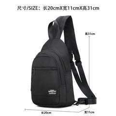 Waterproof Mini Men's Backpack Small Shoulder School Bag Canvas Travel Backpacks