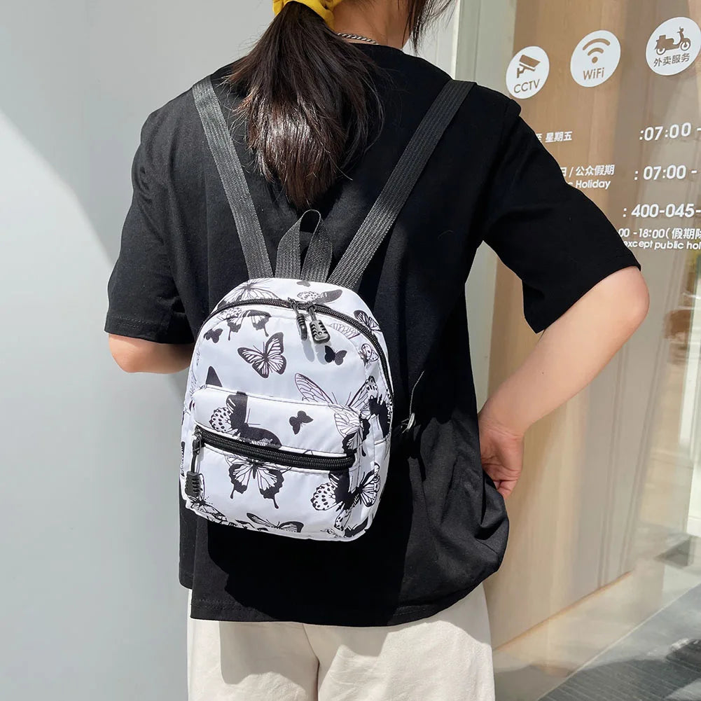 Mini Animal Pattern Women Backpack Preppy Style School Bags