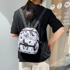 Mini Animal Pattern Women Backpack Preppy Style School Bags
