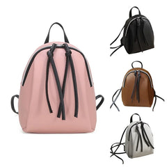 Mini PU Leather Backpack Small Shoulder Bag for Teenage Girls