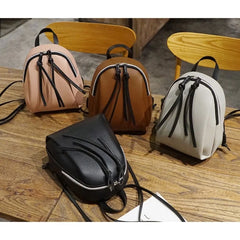 Mini PU Leather Backpack Small Shoulder Bag for Teenage Girls