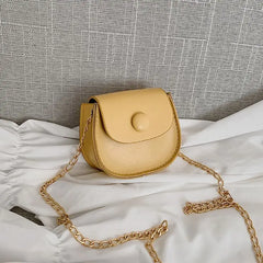 Mini PU Leather Girls Small Purse Crossbody Jelly Shoulder Bag