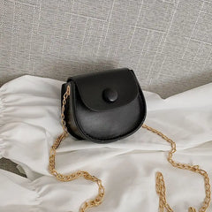 Mini PU Leather Girls Small Purse Crossbody Jelly Shoulder Bag