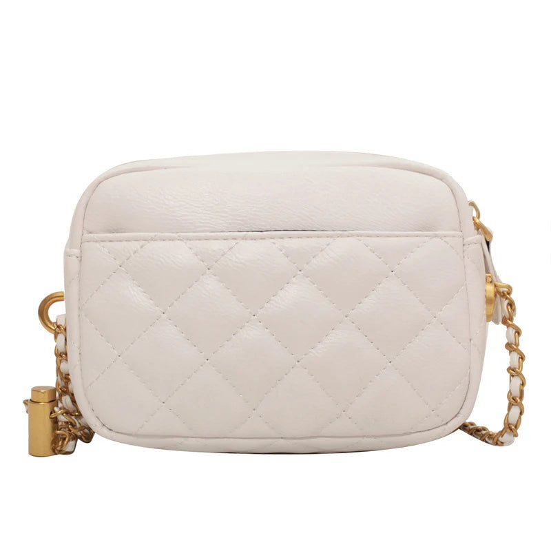 PU Leather Crossbody Bags for Women Small Shoulder Bag Chain Totes