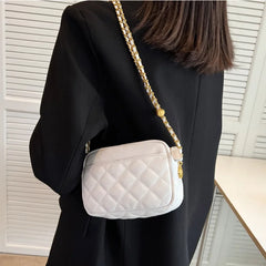 PU Leather Crossbody Bags for Women Small Shoulder Bag Chain Totes