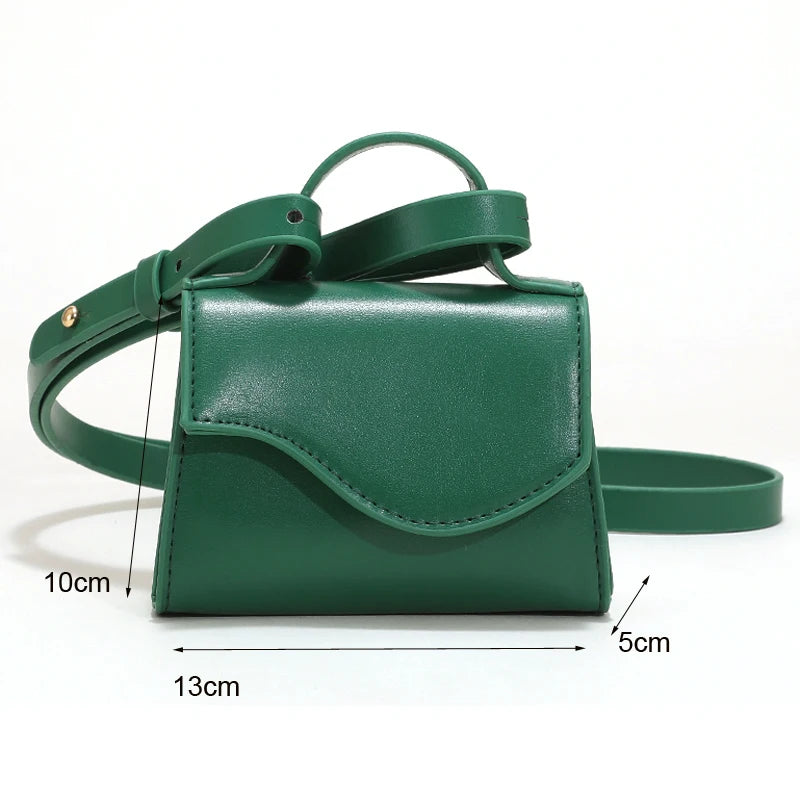 Mini PU Crossbody Lipstick Bag for Women Shoulder Handbag