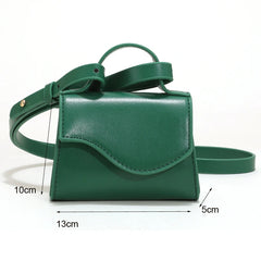 Mini PU Crossbody Lipstick Bag for Women Shoulder Handbag