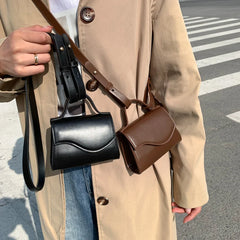 Mini PU Crossbody Lipstick Bag for Women Shoulder Handbag