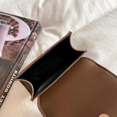 Mini PU Crossbody Lipstick Bag for Women Shoulder Handbag