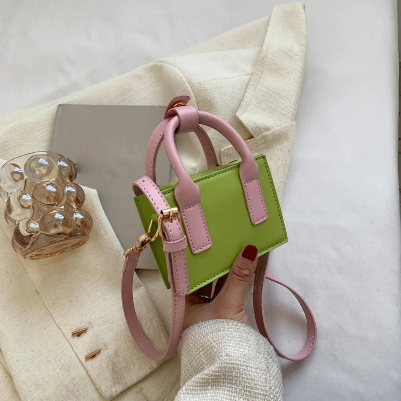 Mini PU Leather Lipstick Crossbody Bags for Women