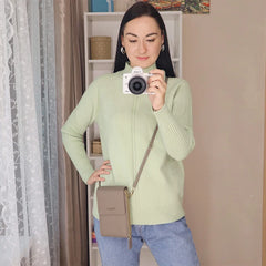 Mini PU Leather Phone Crossbody Bag for Women Touch Screen Purses