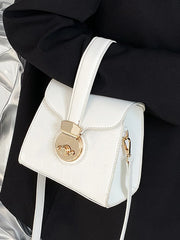 Mini PU Leather Shoulder Crossbody Bag For Women All-match Handbags