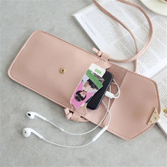 Mini Phone Bags For Women Handbags Retro Small Crossbody Bag Female PU Leather