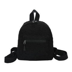 Mini Plush Backpack for Women Girls