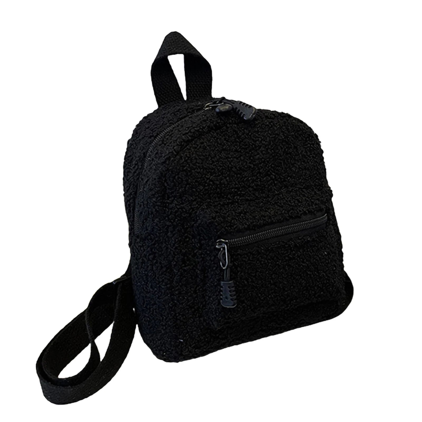 Mini Plush Backpack for Women and Girls
