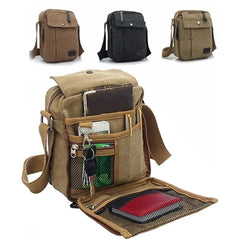 Mini Nylon Men's Crossbody Bag Retro Style Outdoor Travel Shoulder Bag
