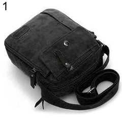 Mini Nylon Men's Crossbody Bag Retro Style Outdoor Travel Shoulder Bag