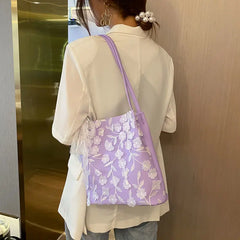 Mini Lace Flower Handbag Spring/Summer Purse Women's Phone Money Bag