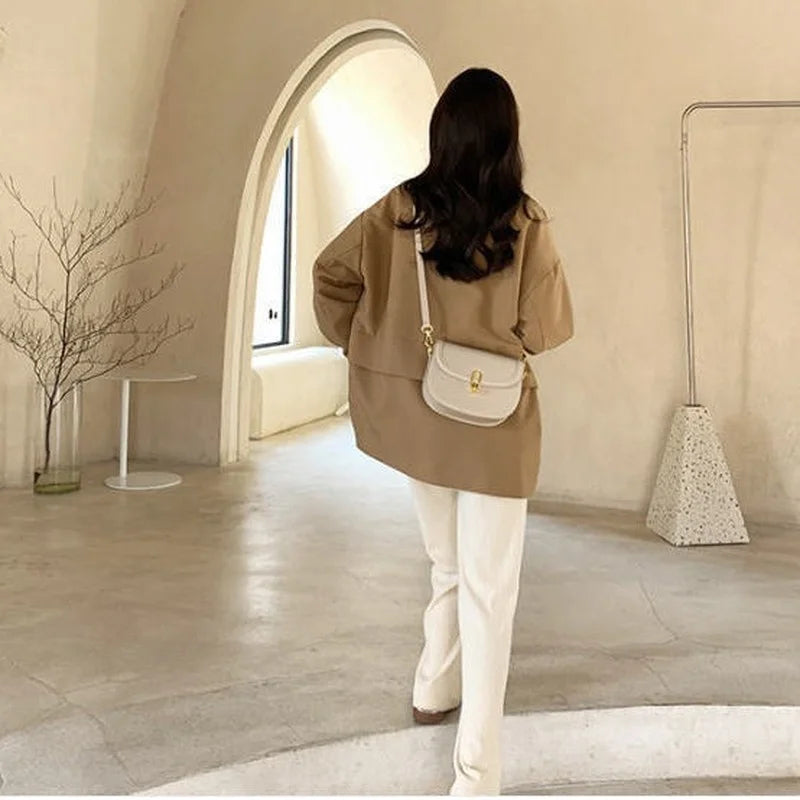 Mini PU Leather Shoulder Bag for Women Girls Retro Crossbody Handbags