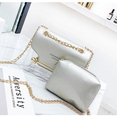 Mini Square Pack Women Chain Shoulder Bag Jelly Messenger Crossbody Bag