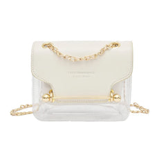 Mini Square Pack Women Chain Shoulder Bag Jelly Messenger Crossbody Bag