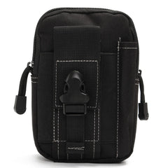 Men Waist Pack Running Travel Belt Bag Zipper Closure Military Hip Purse